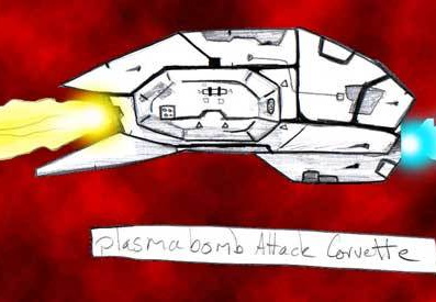 Kadeshi Plasma Corvette 2 by Ammon Ra
