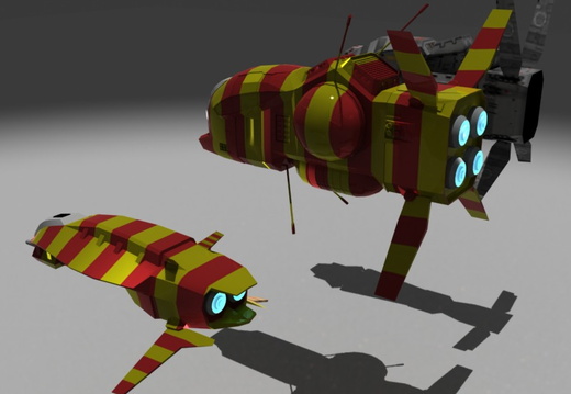 Scout - DF Corvette Comparrison 3 by Ammon Ra