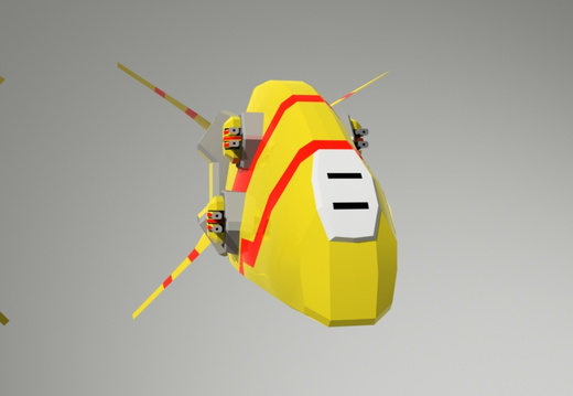 Taiidani Assault Corvette Front by Ammon Ra