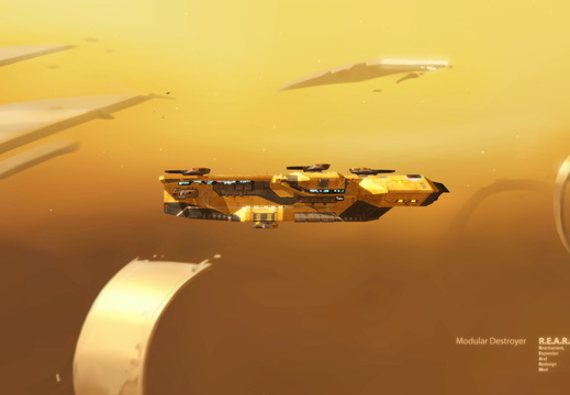Modular Destroyer Wallpaper REARM