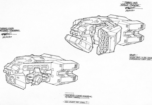 RC P1 std and missle corvs