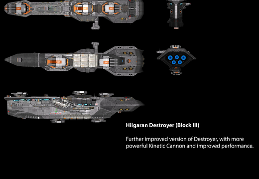 Hiigaran Destroyer (Block III)