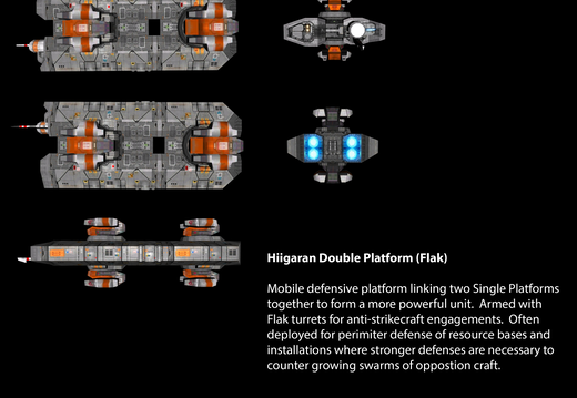 Hiigaran Double Platform (Flak)