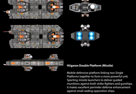 Hiigaran Double Platform (Missile)
